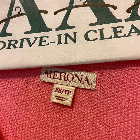 Bright Pink Knit Cardigan. - Picture 4 of 5